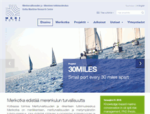 Tablet Screenshot of merikotka.fi